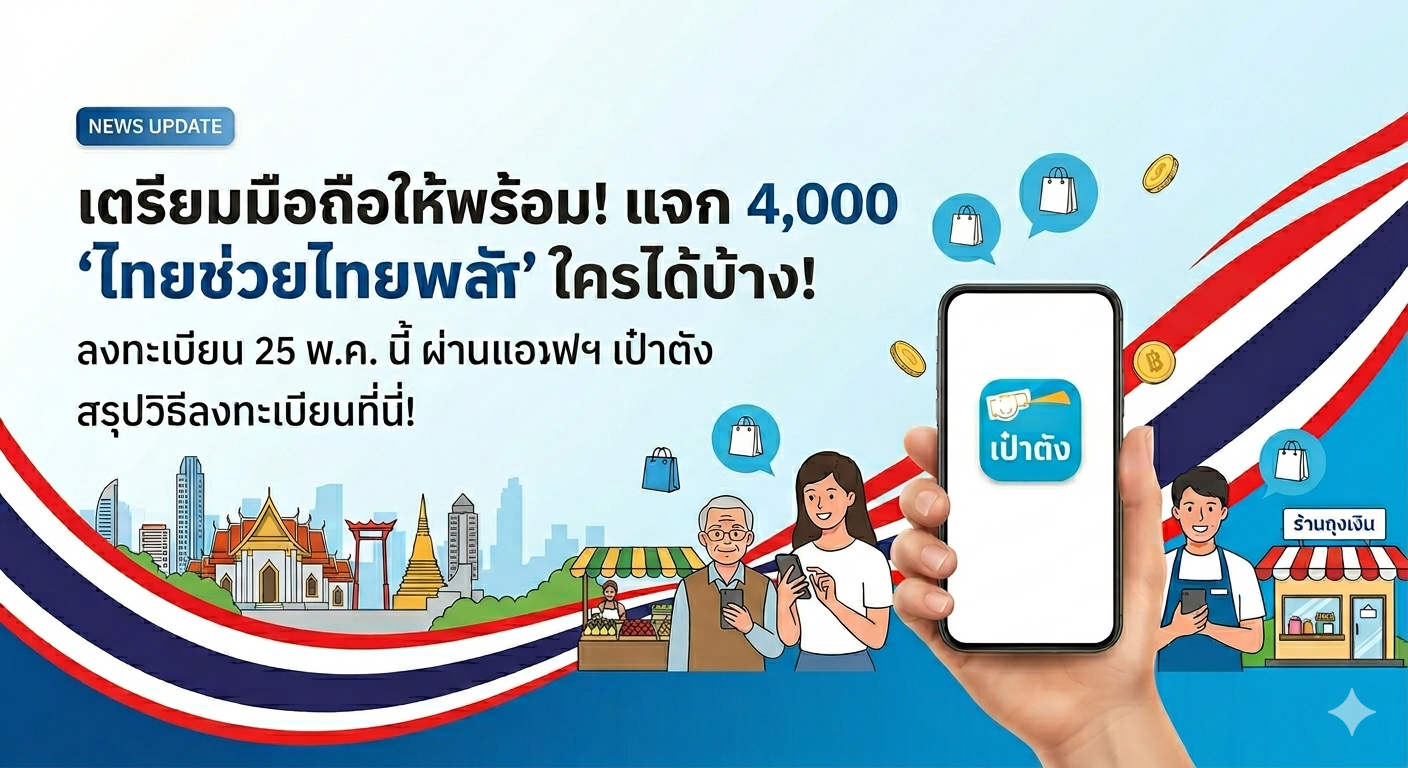 เตรียมมือถือให้พร้อม! “ไทยช่วยไทยพลัส”