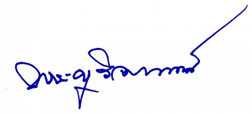 ลายเซ็นต์พระครูวิจารณ์ธรรมาภิวัฒน์ 02 สีน้ำเงิน