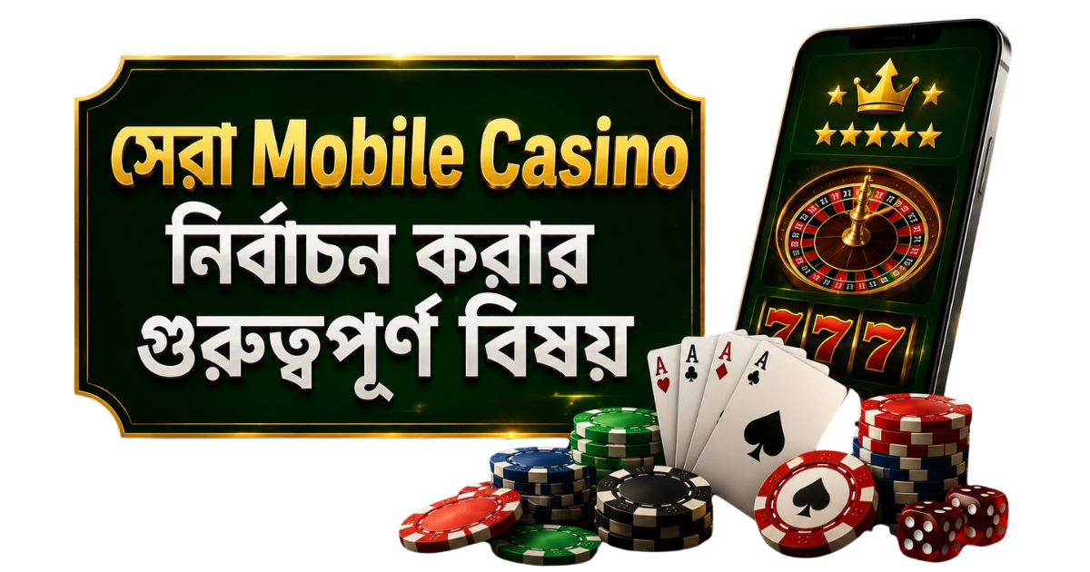 সেরা Mobile Casino নির্বাচন করার গুরুত্বপূর্ণ বিষয়
