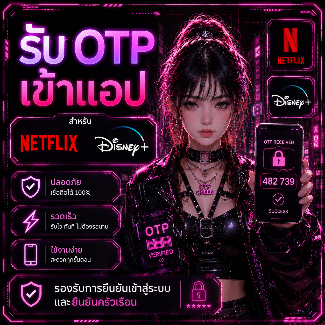 รับ OTP ยืนยัน