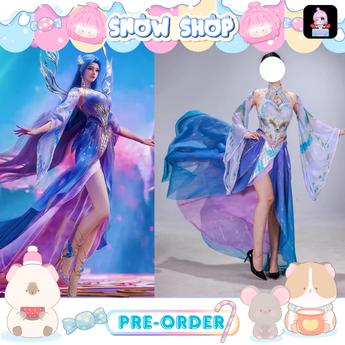 รูปภาพสินค้า 【Pre-Order】เซ็ตใหญ่ ชุดวิกรองเท้า ถังอู่ถง