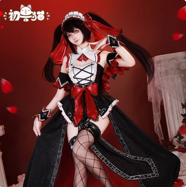 รูปภาพสินค้า 【Pre-Order】ร้านแมวขาว - Date a Live - ชุดคอสเพลย์ คุรุมิ