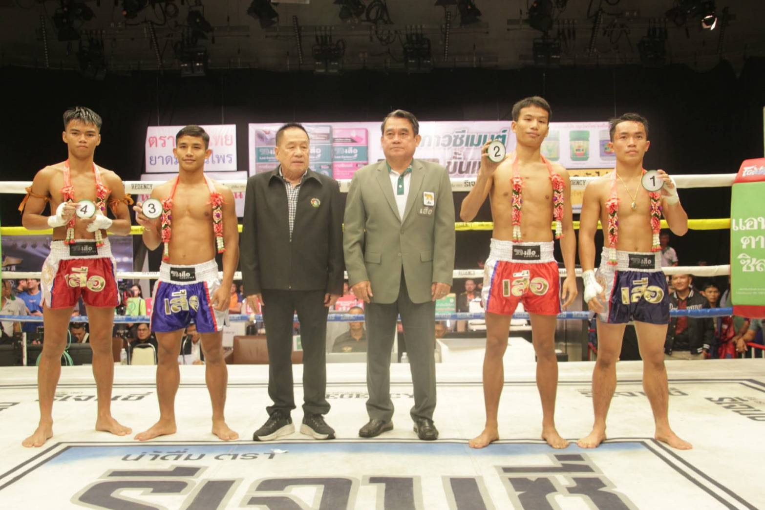 เผยโฉมหน้า 4 ขุนพลเข้ารอบรองชนะเลิศ ศึก"มวยรอบปูนเสือ มวยไทยพันธุ์แท้ครั้งที่ 25