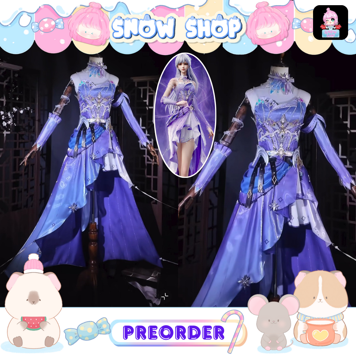 รูปภาพสินค้า 【Pre-Order】ผนึกเทพบัลลังก์ราชันย์ - ชุดคอสเพลย์ ไฉ่เอ๋อร์วิหาร