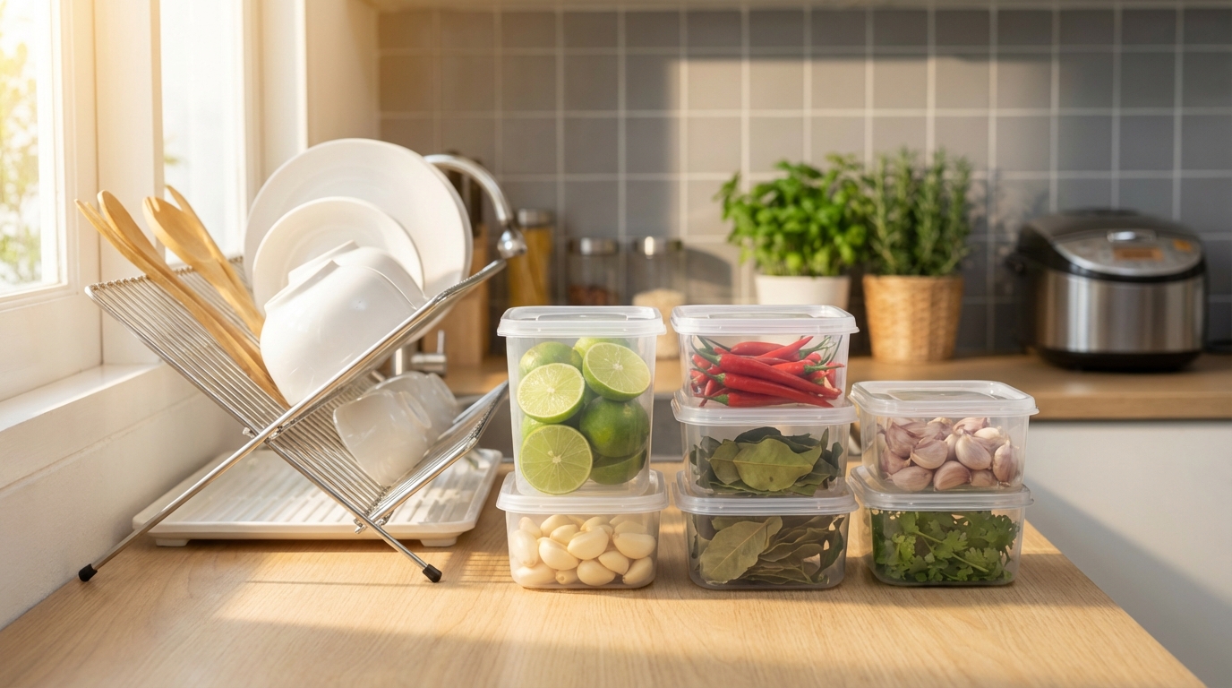 ชั้นวางจานสแตนเลส