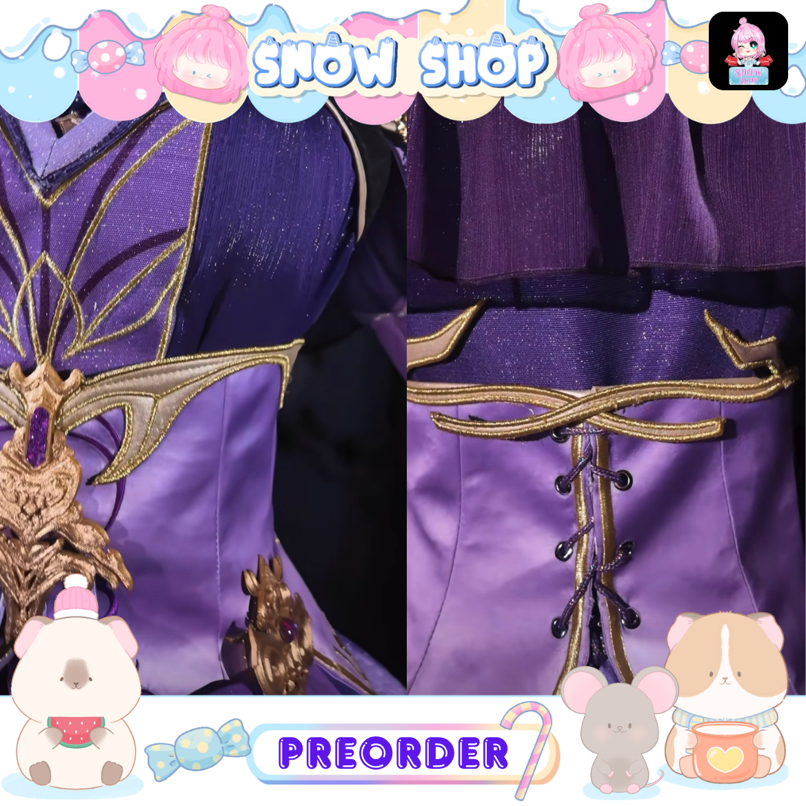 รูปภาพสินค้า 【Pre-Order】ผนึกเทพบัลลังก์ราชันย์ - ชุดคอสเพลย์ ไฉ่เอ๋อร์ความจำเสื่อม