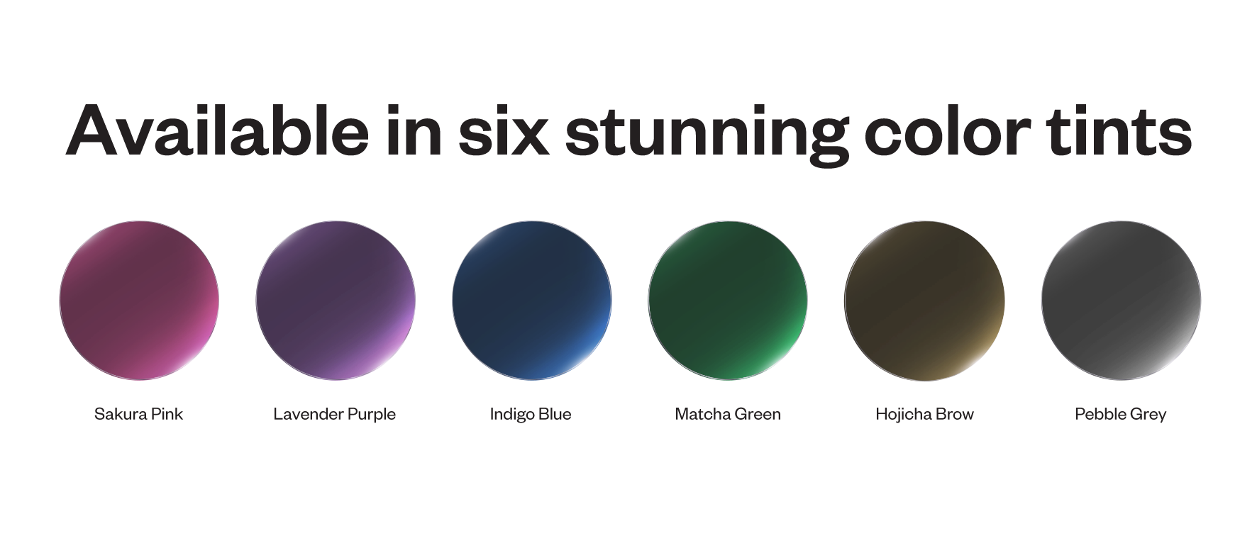 Photo shade lenses 6 colors