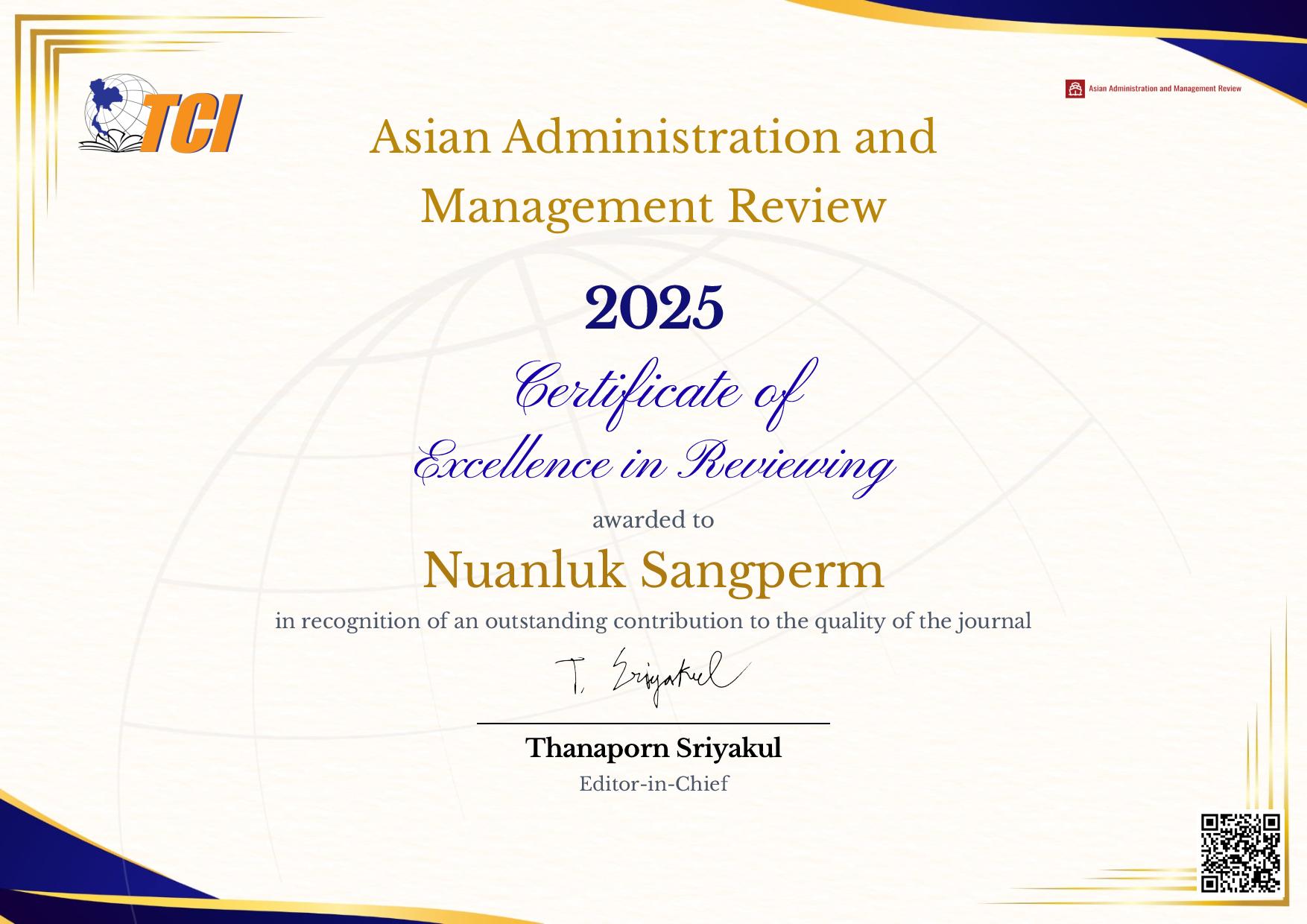 AAMR Nuanluk Sangperm