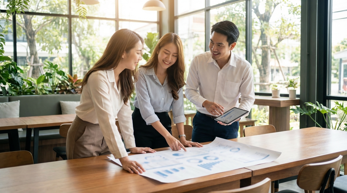 ทีมงานทำงานจริง