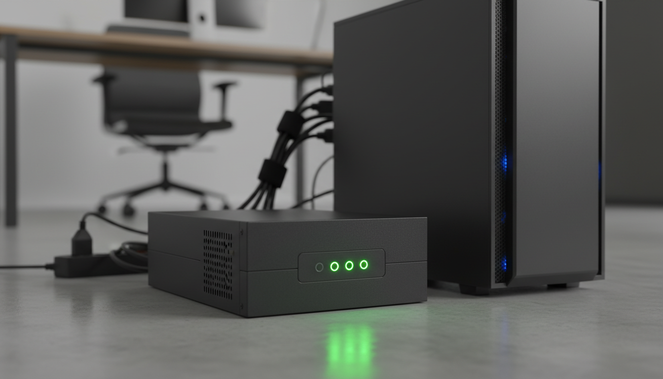 เครื่องสำรองไฟ (UPS)