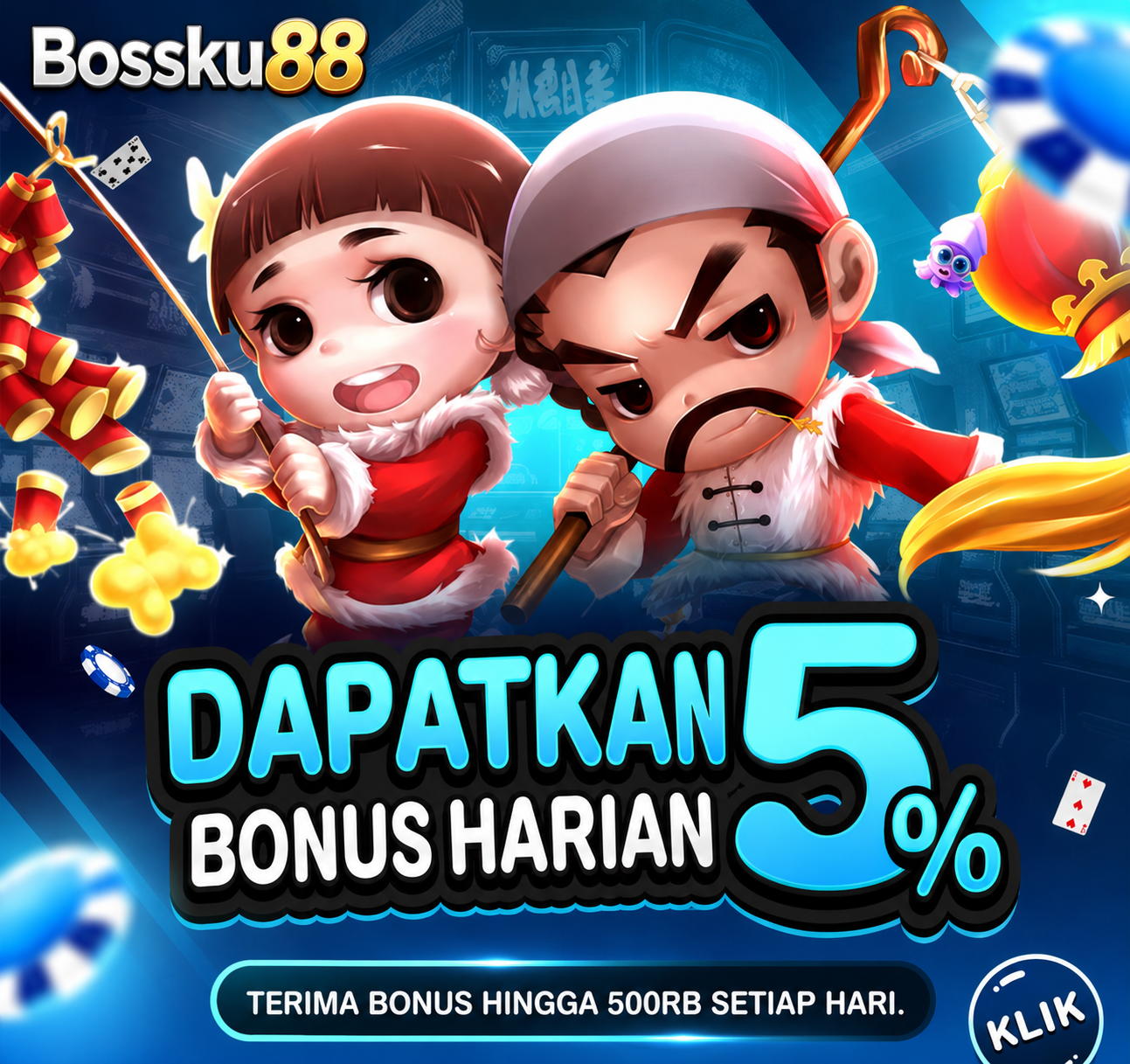 BOSSKU88  Slot, tembak ikan, kasino, dan taruhan olahraga. Situs web langsung nomor 1 saat ini yang paling populer di pasaran. Homepage banner 1