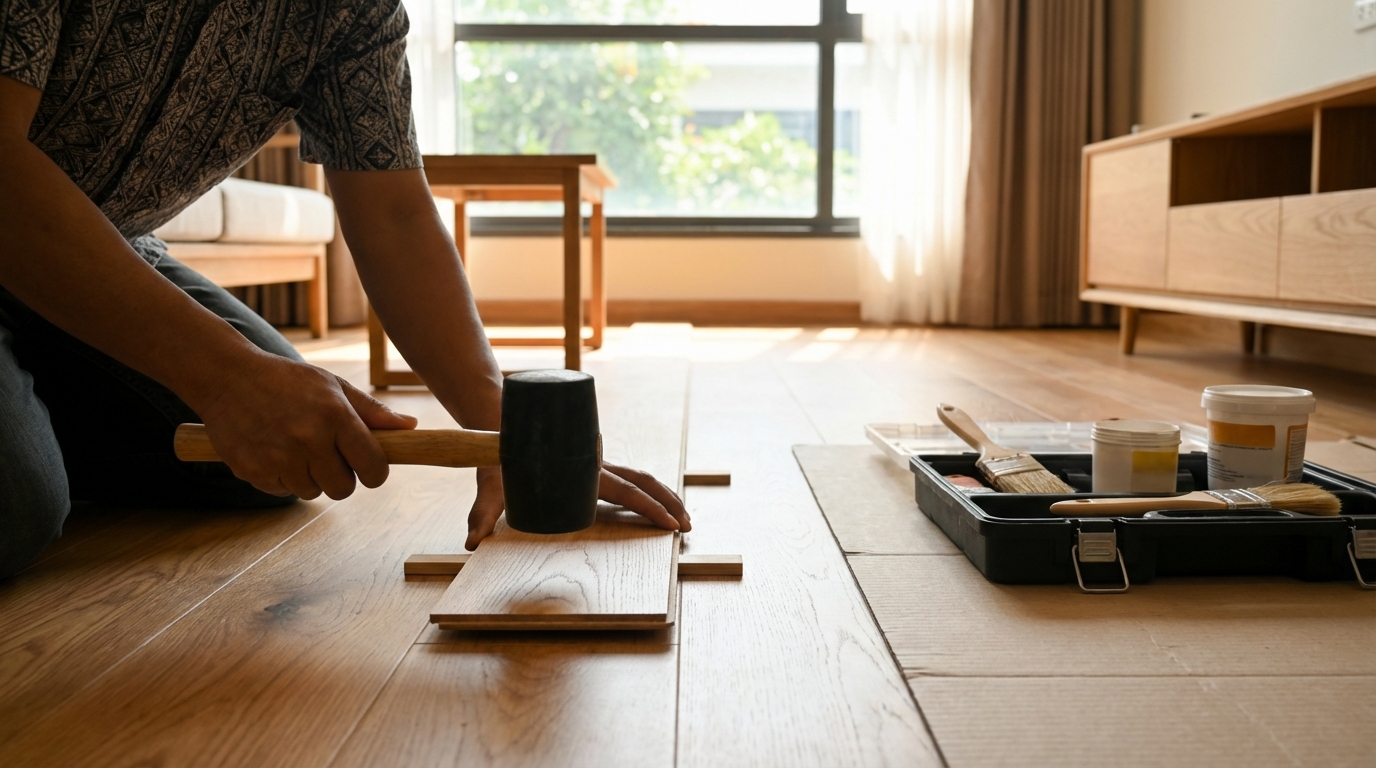 งานปูพื้นไม้คุณภาพ