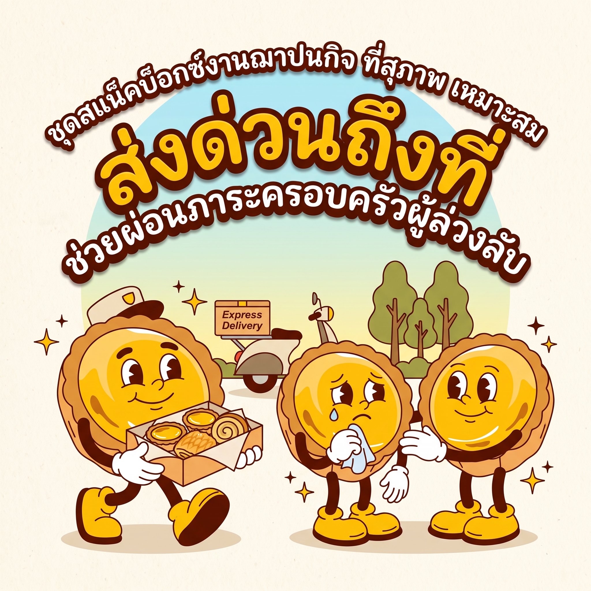 บริการจัดชุด Snack box งานศพ