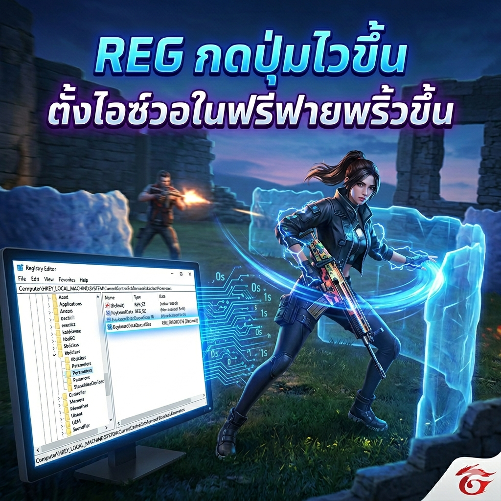 [ฟรี]REGกดปุ่มคีย์บอร์ดไวไม่ดีย์เลย์