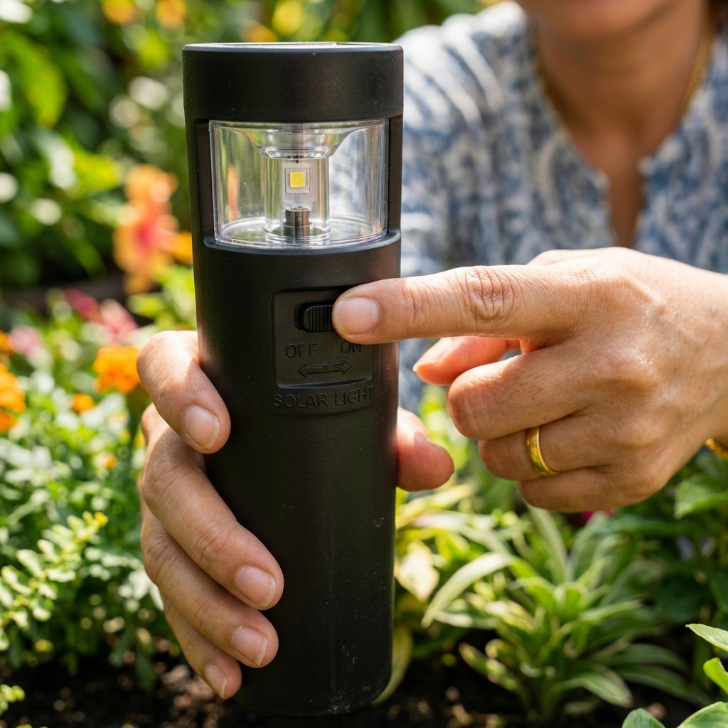 คลิปสาธิตการเปิดสวิตช์โคมไฟ