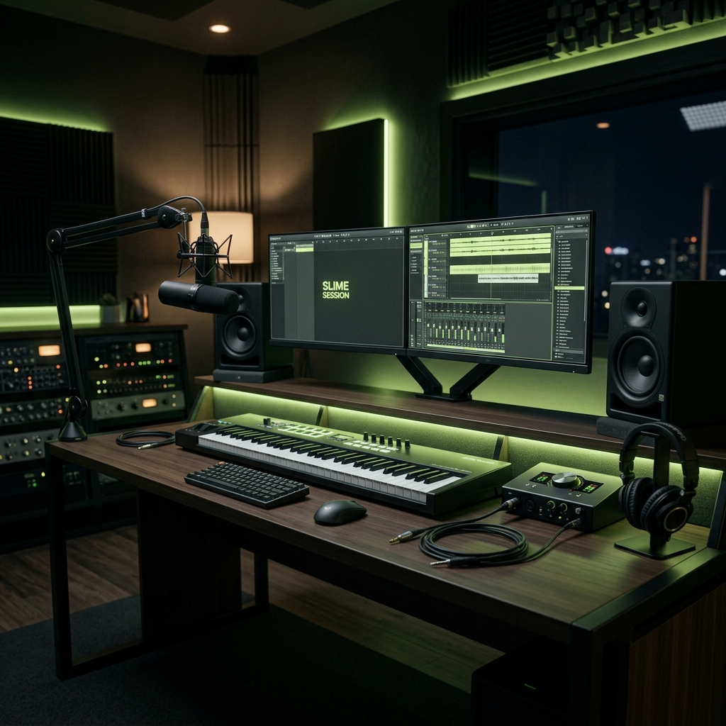 Studio Setup Background