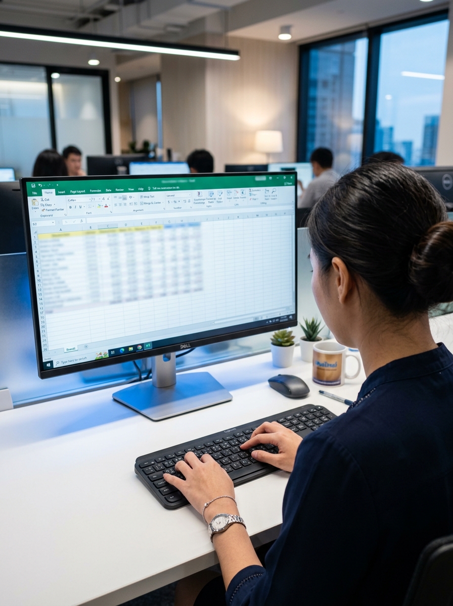 บริการป้อนข้อมูลลงตาราง หน้าจอโปรแกรมตารางข้อมูล
