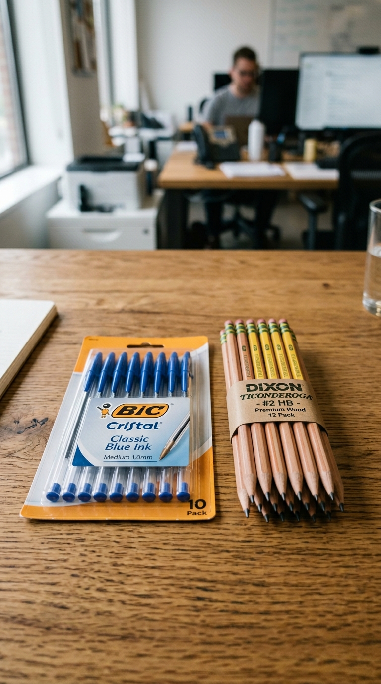 เครื่องเขียนสำนักงาน ชุดปากกาและดินสอ