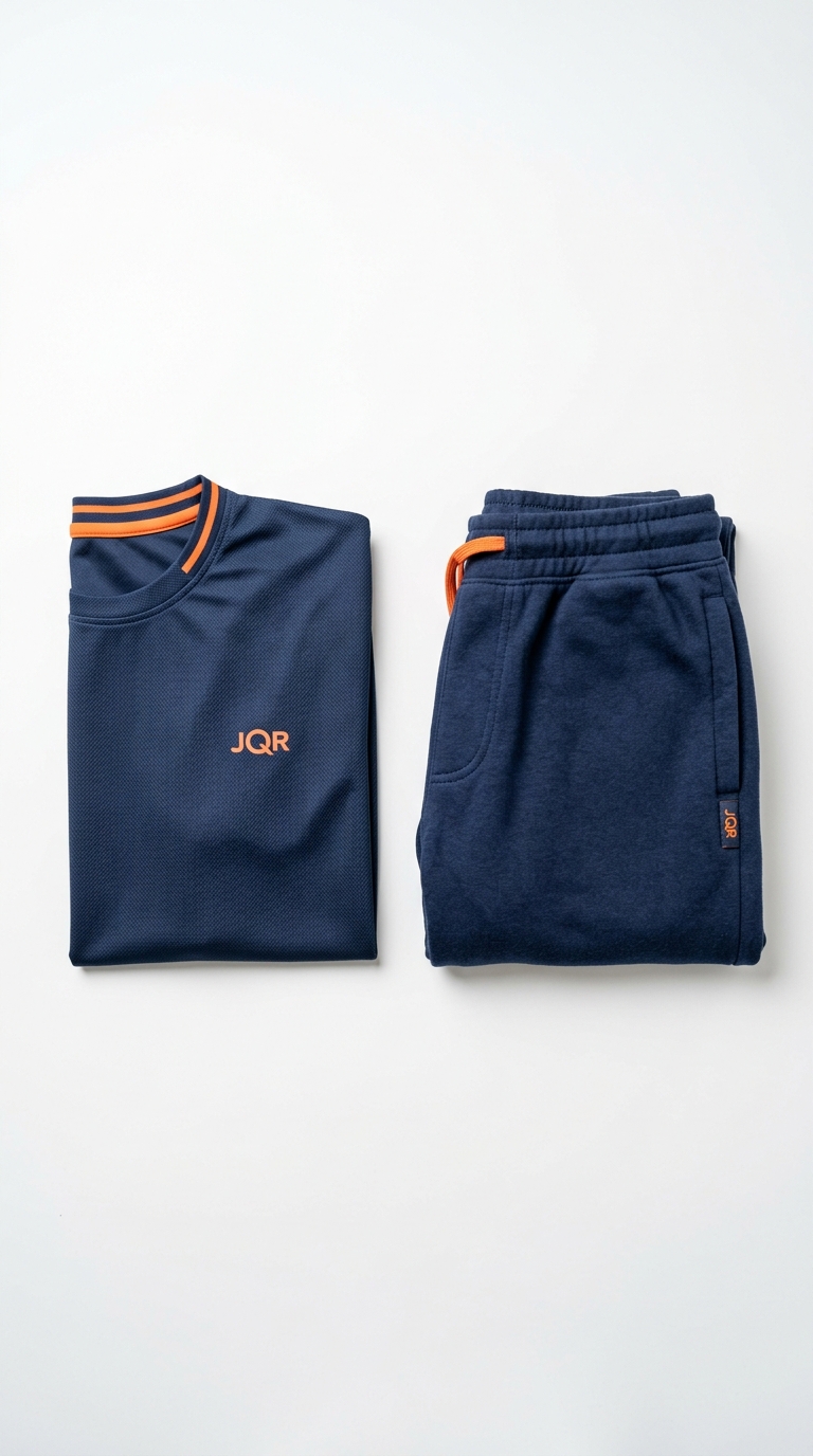 เสื้อยืดกีฬาและกางเกงวอร์มแบรนด์ JQR
