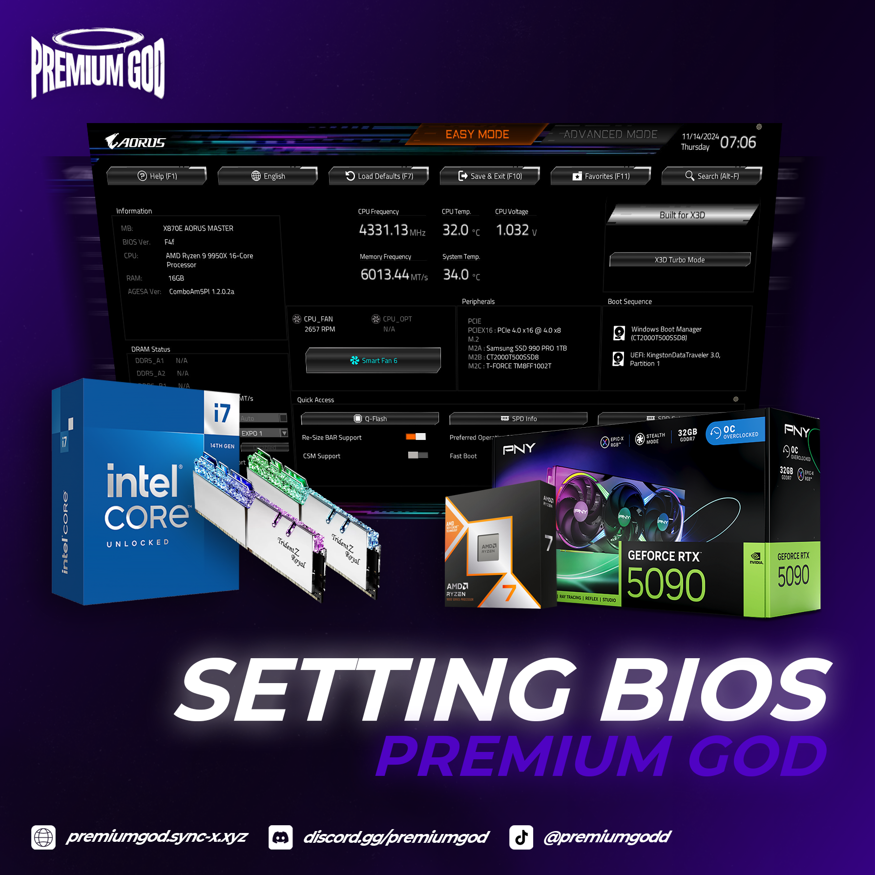 Setting Bios