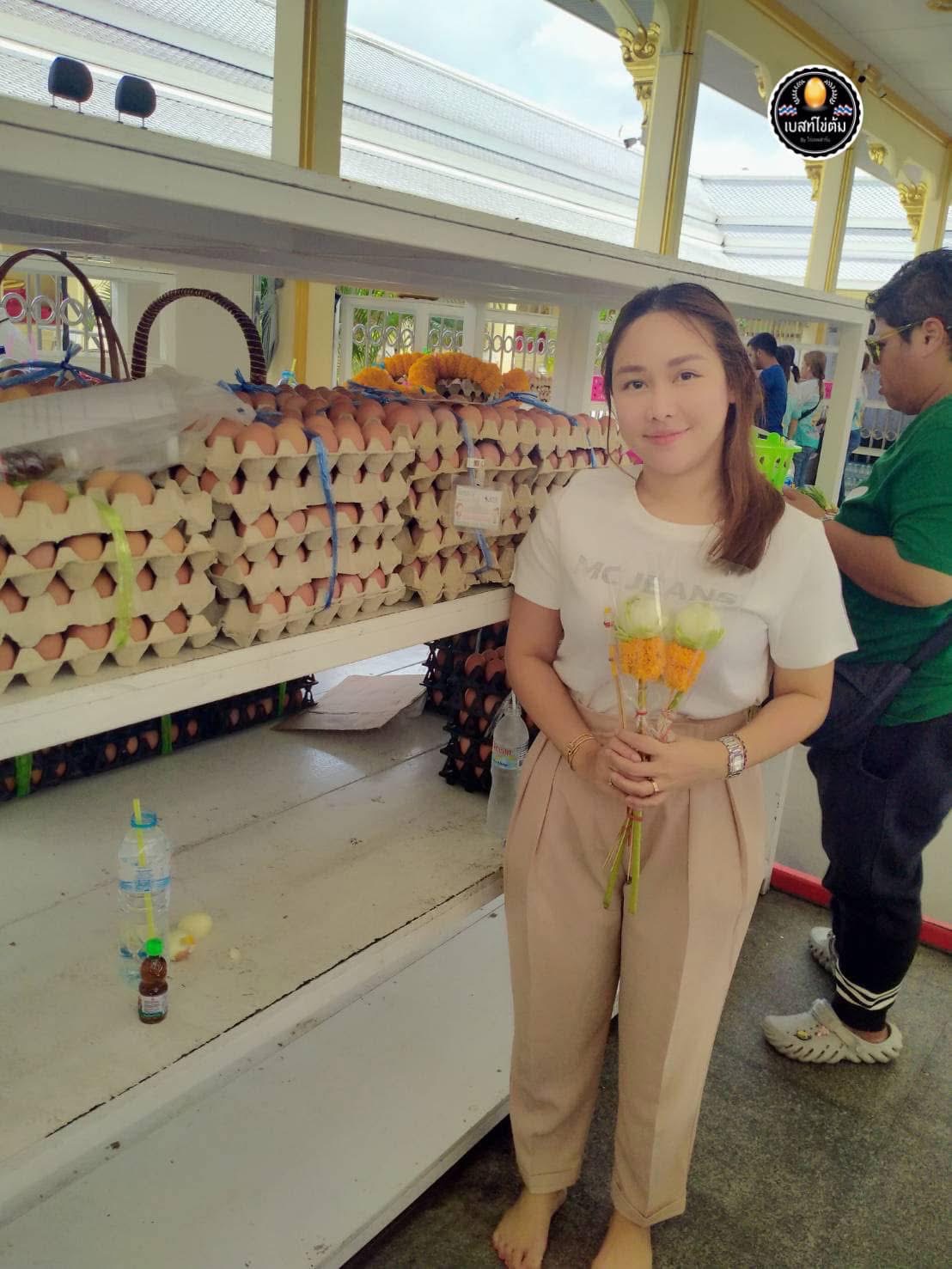 ไข่ต้มแก้บน หลวงพ่อโสธร