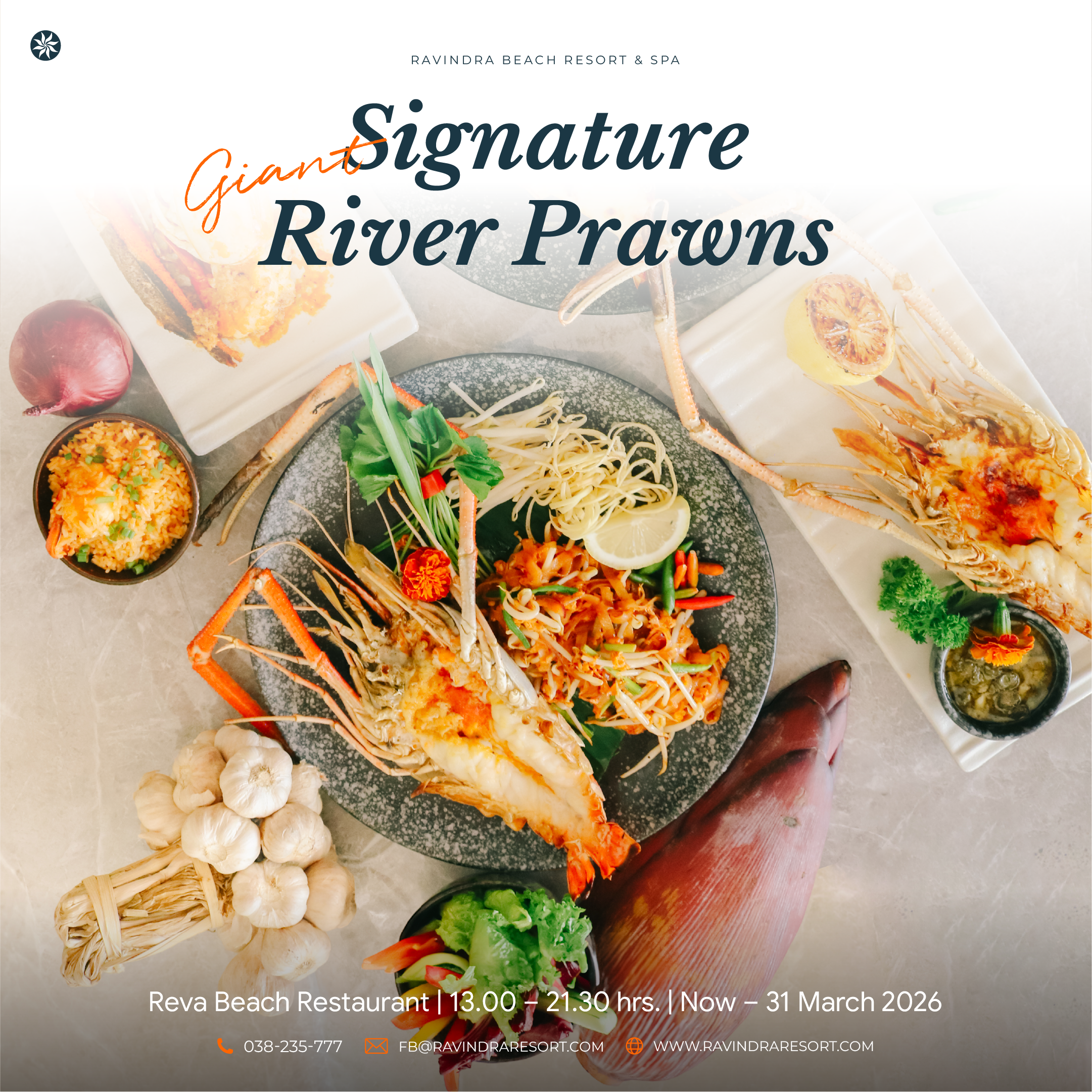 Signature Giant River Prawns