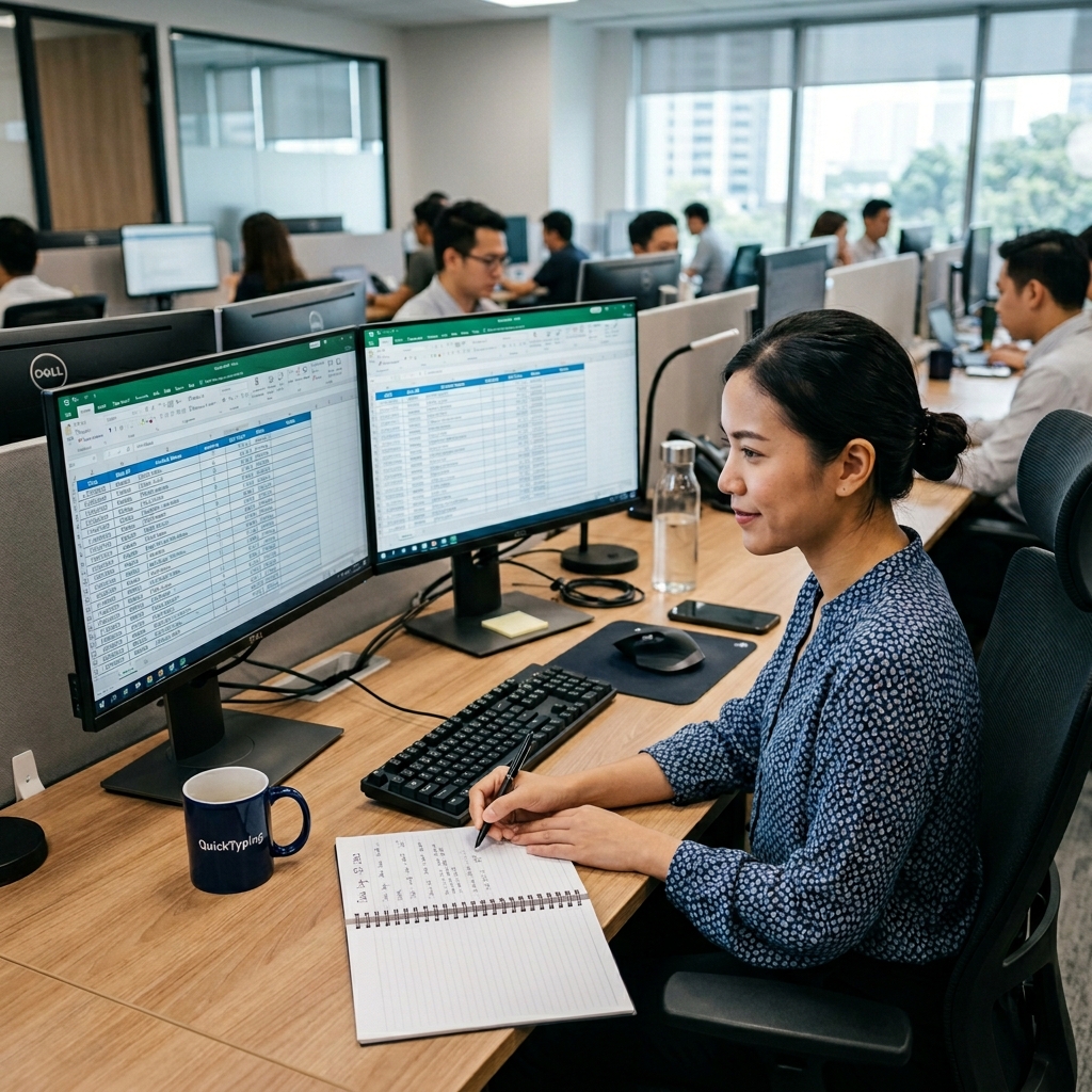 คีย์ข้อมูลลงตาราง