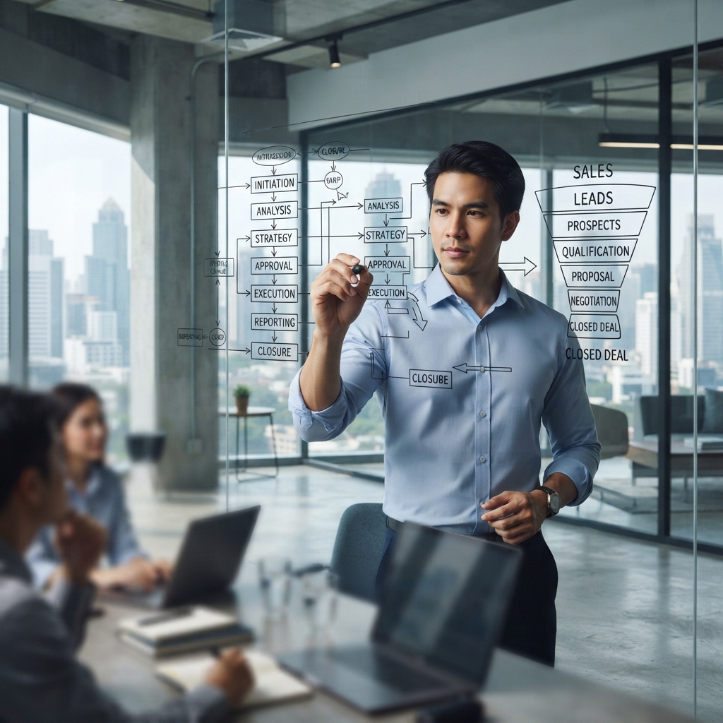 การออกแบบ Sales Process และ SOP สำหรับองค์กร B2B