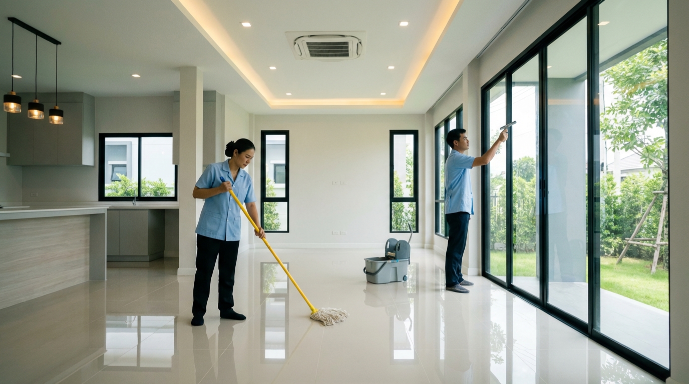 ทำความสะอาดก่อนเข้าอยู่