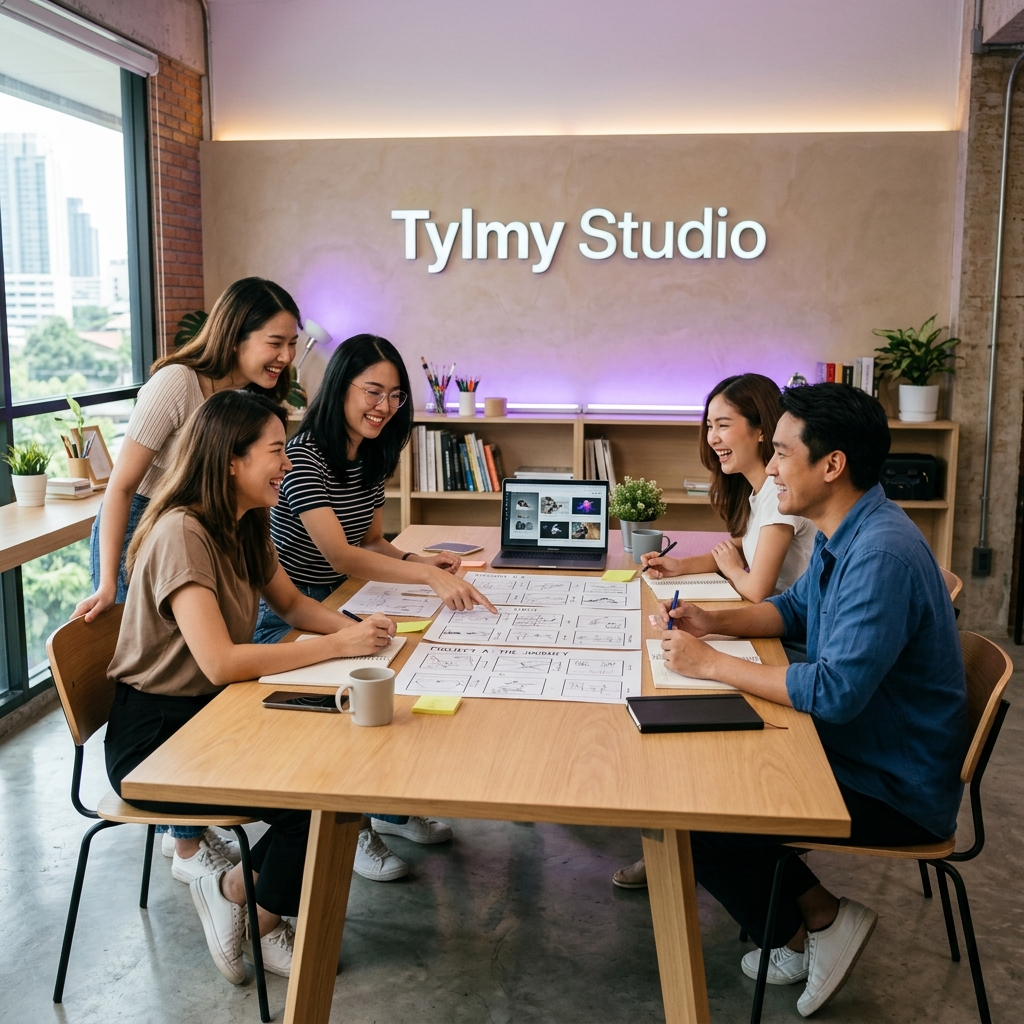 ทีมงาน Tylmy Studio ประชุมงาน