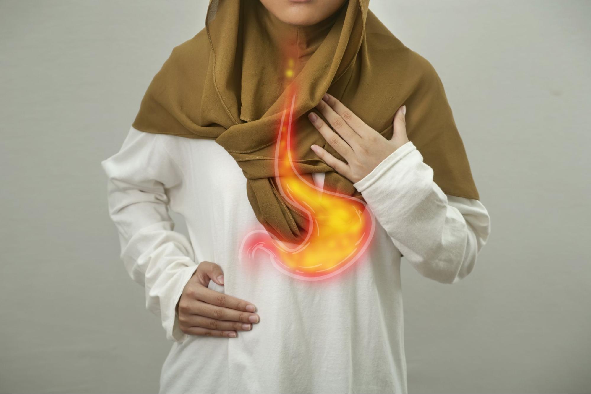 กรดไหลย้อนกินอะไรหาย