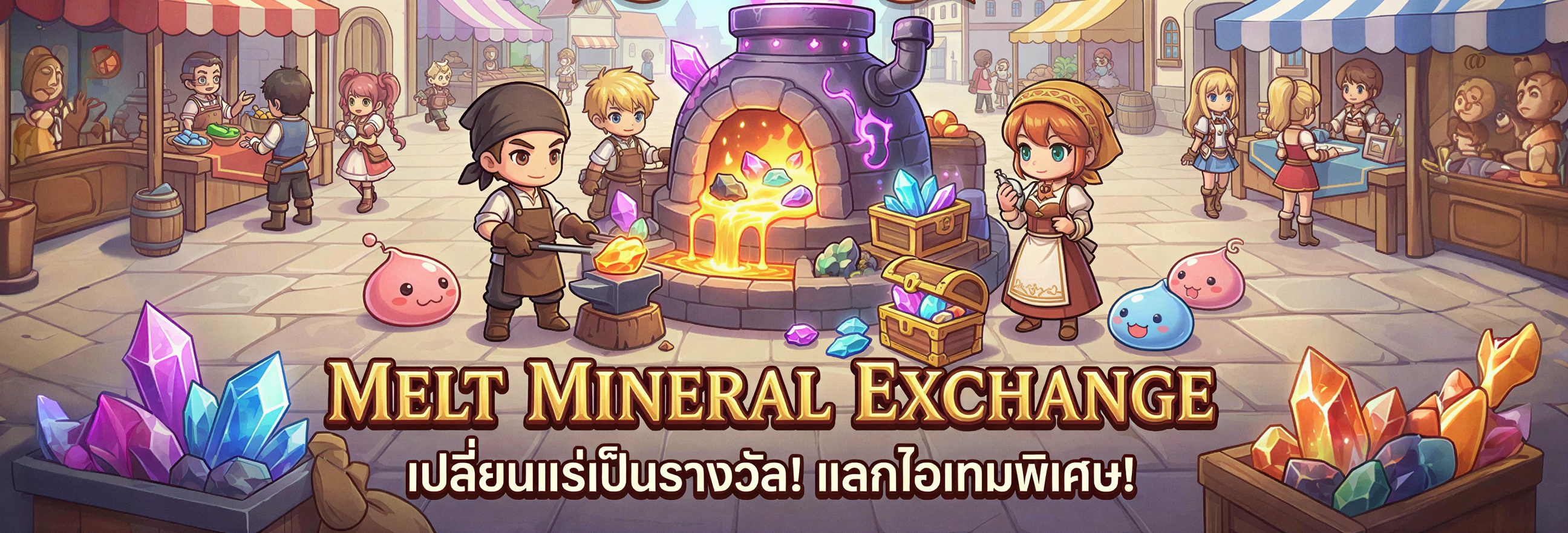 กิจกรรม MELT MINERAL EXCHANGE