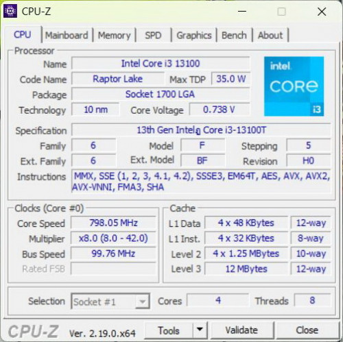 i3 13100T