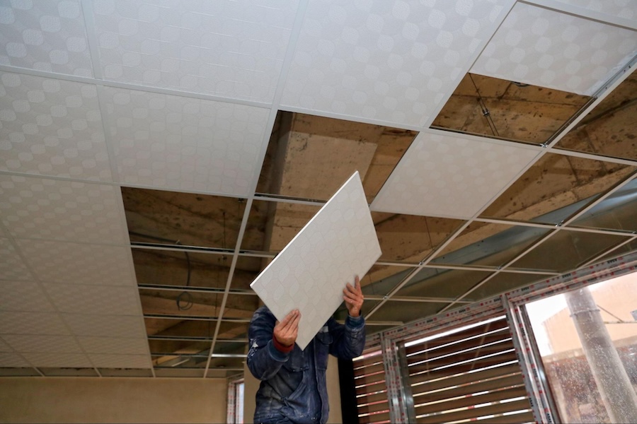 ฝ้าทีบาร์ ขั้นตอนการติดตั้ง