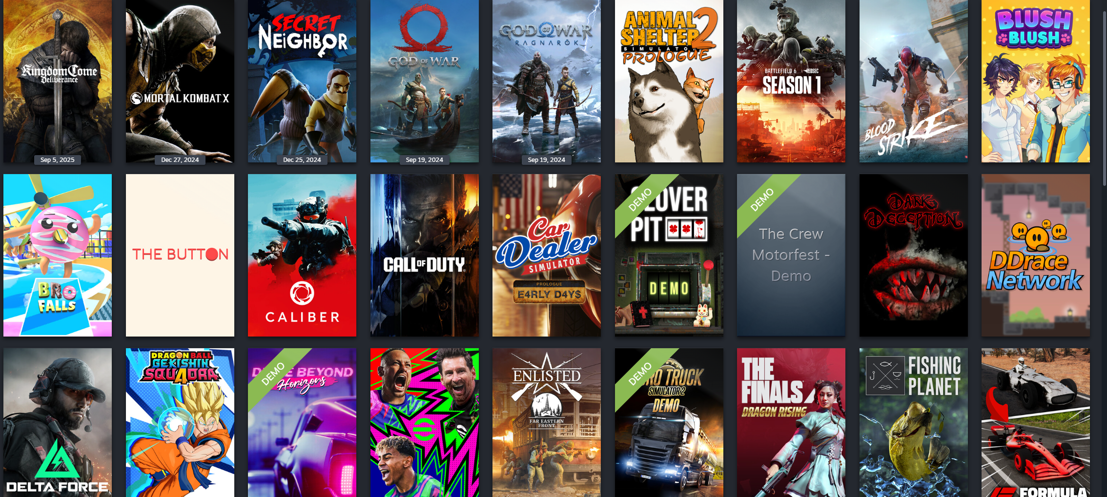 Steam Offline  game 60+