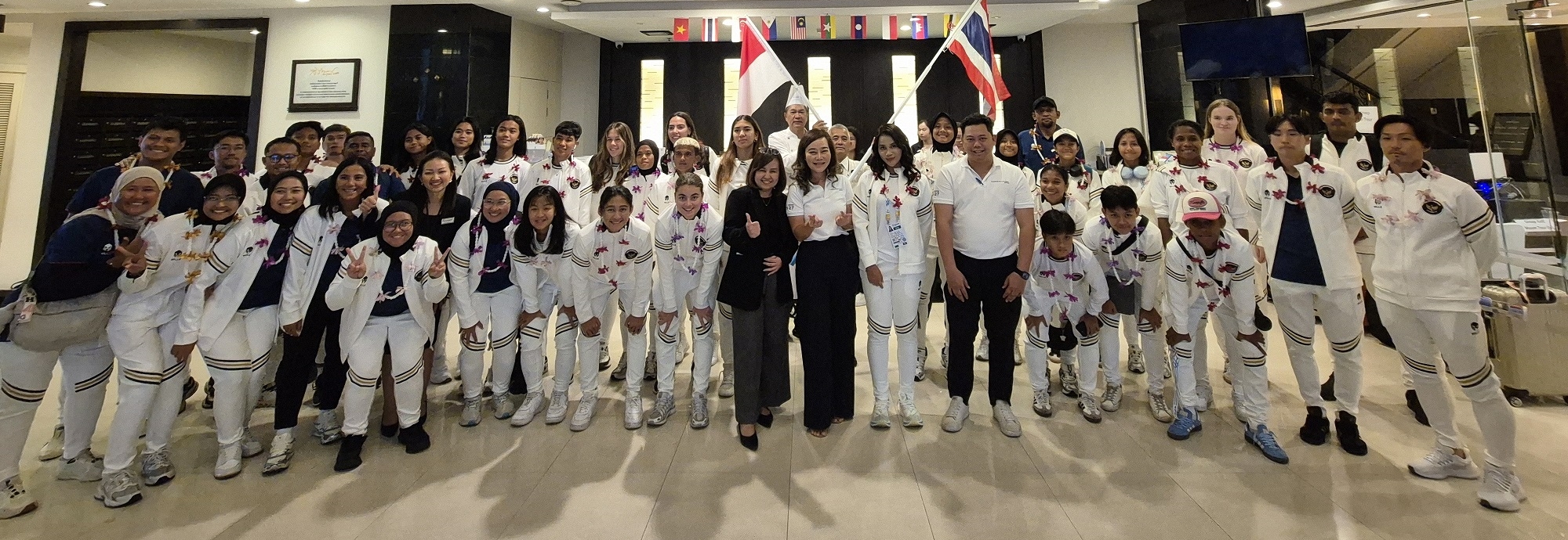 โรงแรมเคปราชา ศรีราชา ต้อนรับทัพนักกีฬาฟุตบอลหญิงทีมชาติอินโดนีเซีย
