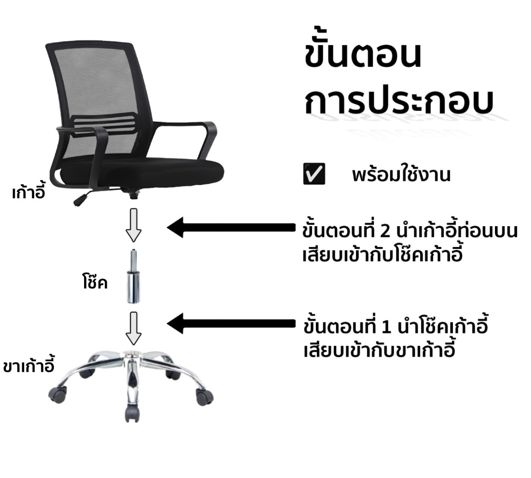เก้าอี้สำนักงาน MEDILA CH0020BK