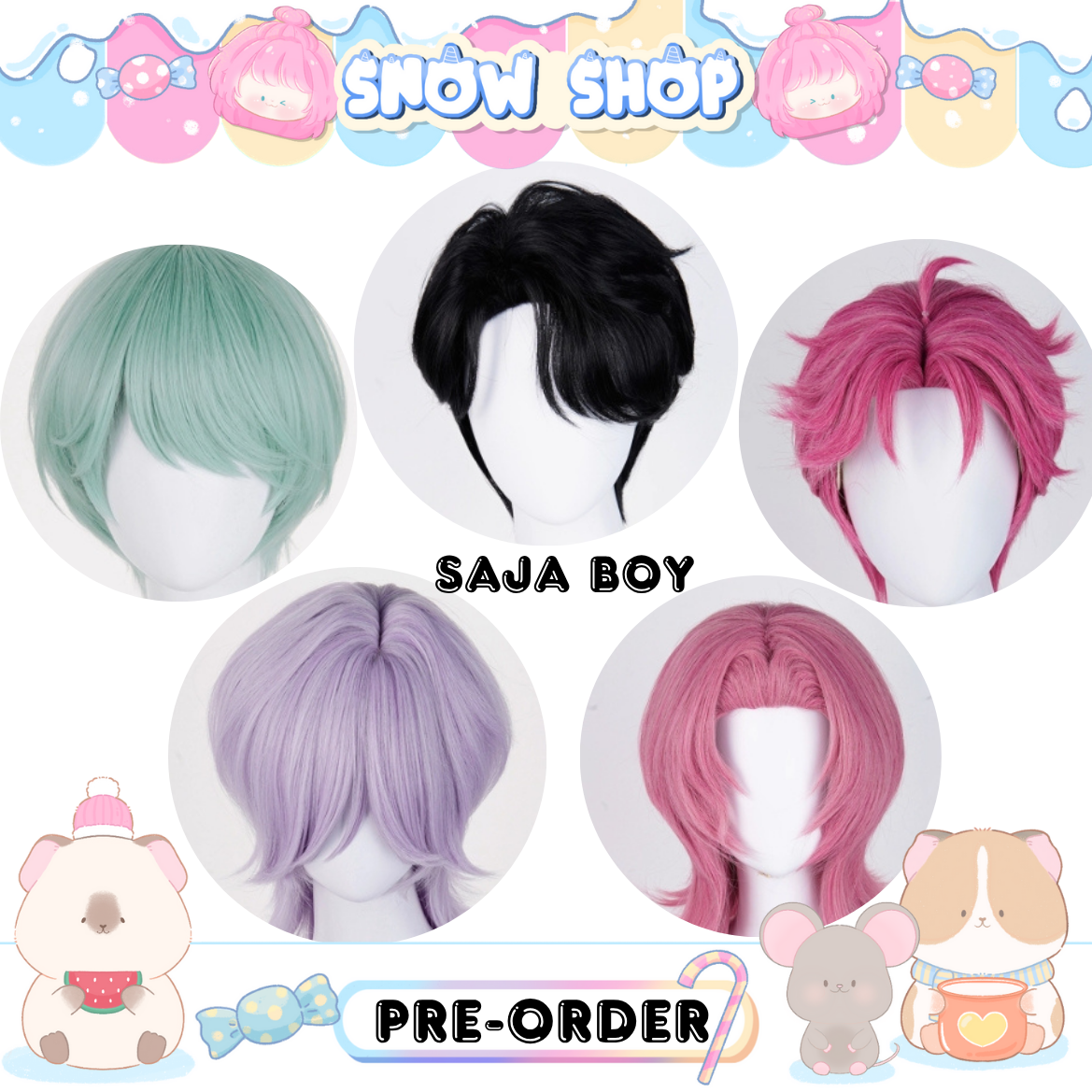 รูปภาพสินค้า 【Pre-Order】 Saja Boy KPop Demon Hunters - วิกคอสเพลย์