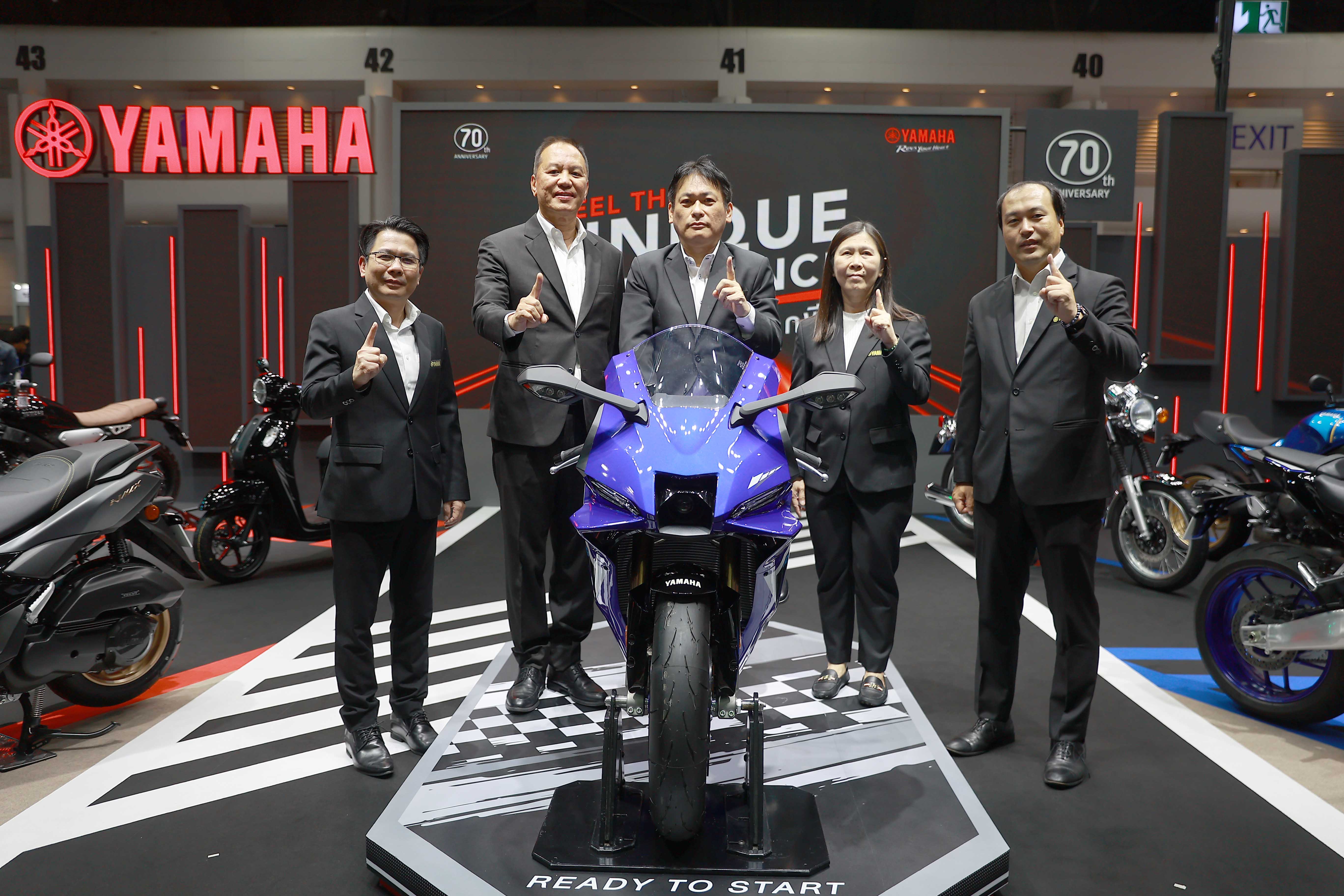 01 ยามาฮ่าเปิดบูธ “YAMAHA FEEL THE UNIQUE EXPERIENCE”