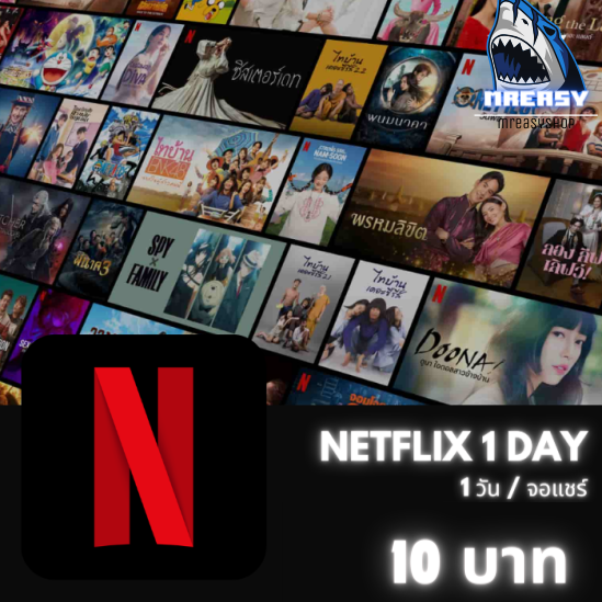 Netflix 4K /1วัน (จอแชร์)