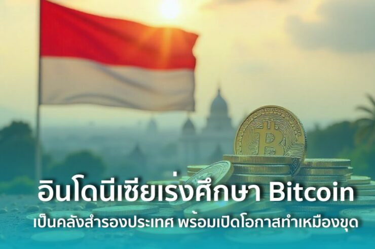 .อินโดนีเซียพิจารณาใช้ Bitcoin เป็นคลังสำรองของประเทศ พร้อมเปิดโอกาสทำเหมืองขุด!.