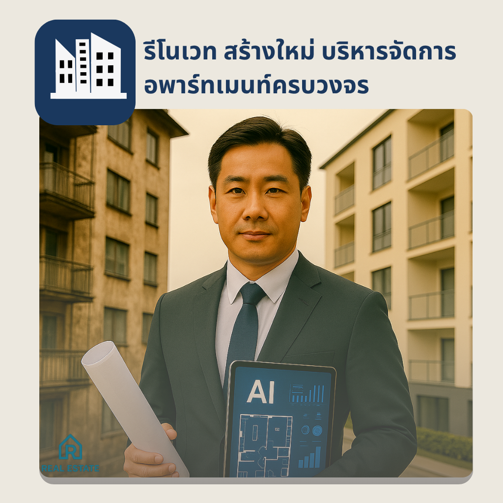 📚   ลงทุนอพาร์ทเมนท์อย่างครบวงจร