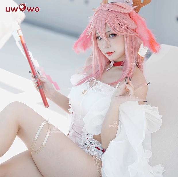 รูปภาพสินค้า 【Uwowo】 - ชุดคอสเพลย์ ชุดว่ายน้ำ Yae - Genshin Impact รูปภาพสินค้า 【Uwowo】 - ชุดคอสเพลย์ ชุดว่ายน้ำ Yae - Genshin Impact