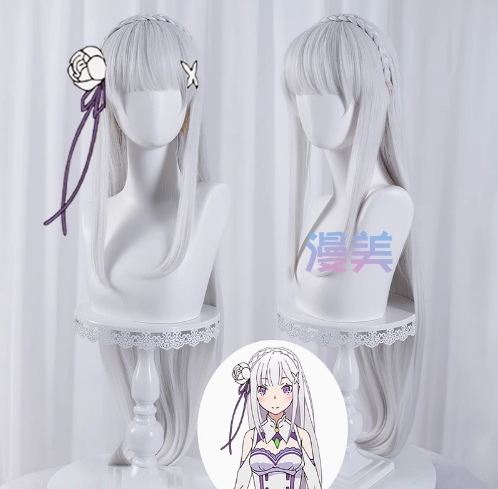 รูปภาพสินค้า 【Pre-Order】Re:Zero - วิกคอสเพลย์ Emilia รูปภาพสินค้า 【Pre-Order】Re:Zero - วิกคอสเพลย์ Emilia