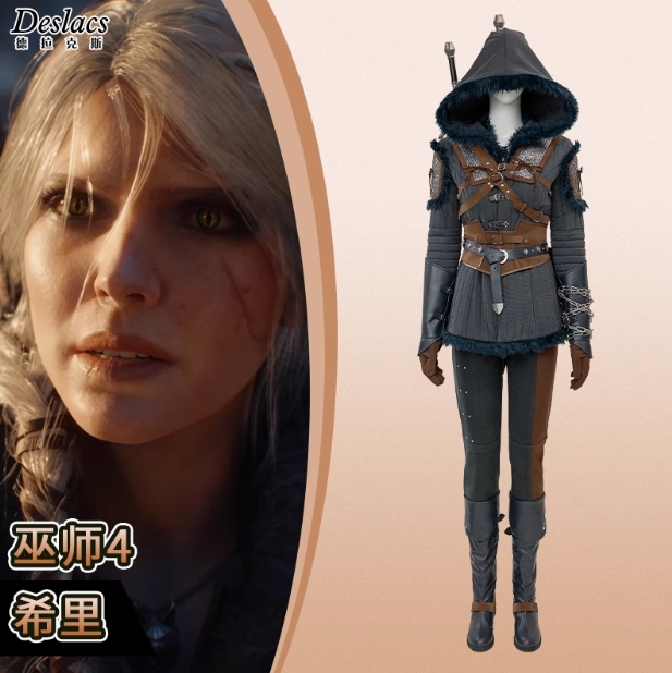 รูปภาพสินค้า 【Deslacs】ชุดคอสเพลย์ Ciri จากเกม The Witcher 4 รูปภาพสินค้า 【Deslacs】ชุดคอสเพลย์ Ciri จากเกม The Witcher 4