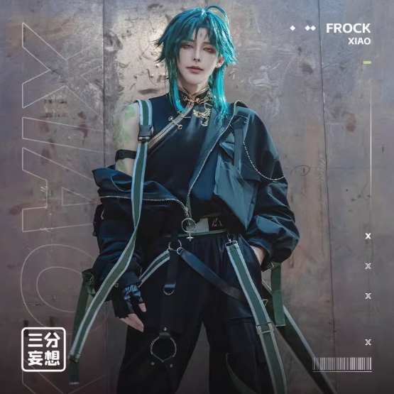 รูปภาพสินค้า 【Pre-Order】Genshin Impact  - ชุดคอสเพลย์ Xiao FA