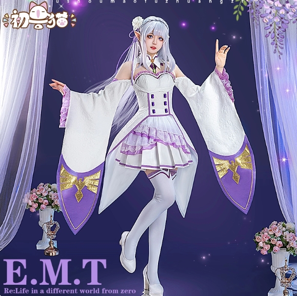 รูปภาพสินค้า 【Pre-Order】ร้านแมวขาว Re:Zero - ชุดคอสเพลย์  Emilia