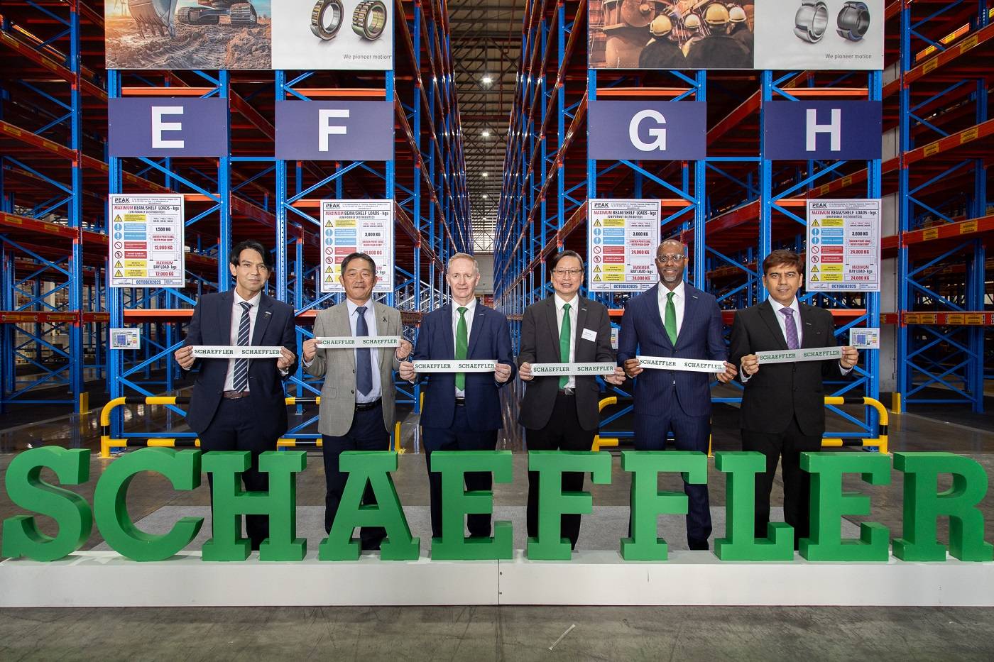 แชฟฟ์เลอร์เปิดตัวศูนย์กลางโลจิสติกส์สำหรับฝ่ายธุรกิจตลับลูกปืนและโซลูชั่น