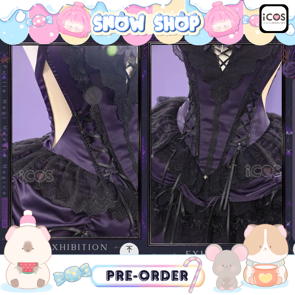 รูปภาพสินค้า 【ICOS】 – ชุดคอสเพลย์ Puella Magi Madoka Magica - Akemi รูปภาพสินค้า 【ICOS】 – ชุดคอสเพลย์ Puella Magi Madoka Magica - Akemi