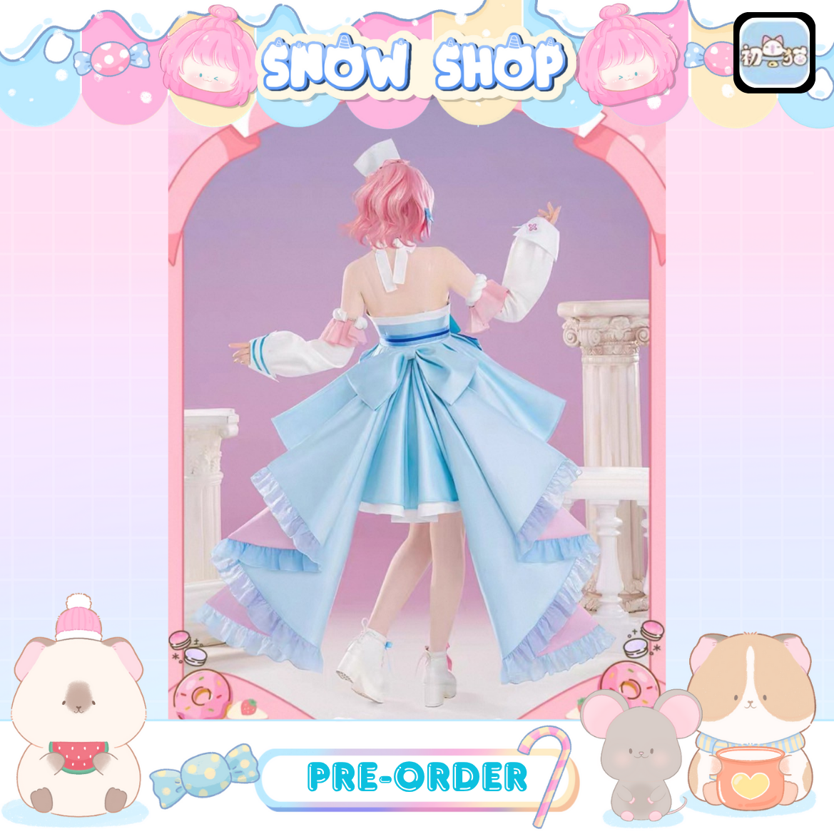รูปภาพสินค้า 【Pre-Order】แมวขาว - Honkai: Star Rail - ชุดคอสเพลย์ March7th FA